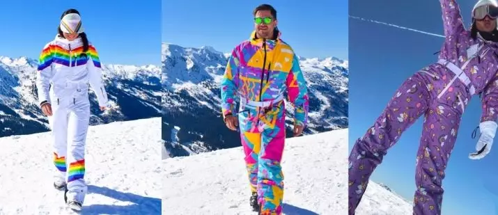 Ski Overalls: ny haavon'ny ririnina amin'ny ririnina ho an'ny skiing, fusion ary modely hafa ho an'ny skiers 20272_2