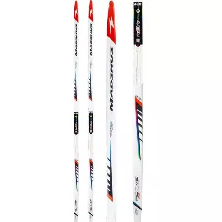 Ski Madshus: Ngajalankeun, kanggo stroke tali sareng skis sanés, model. Pilarian sareng pedang sareng déwasa, seleksi ku beurat. Ulasan ulasan 20277_19