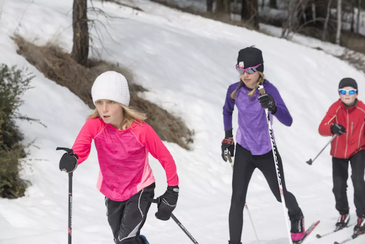 Ski Madshus: Ngajalankeun, kanggo stroke tali sareng skis sanés, model. Pilarian sareng pedang sareng déwasa, seleksi ku beurat. Ulasan ulasan 20277_26