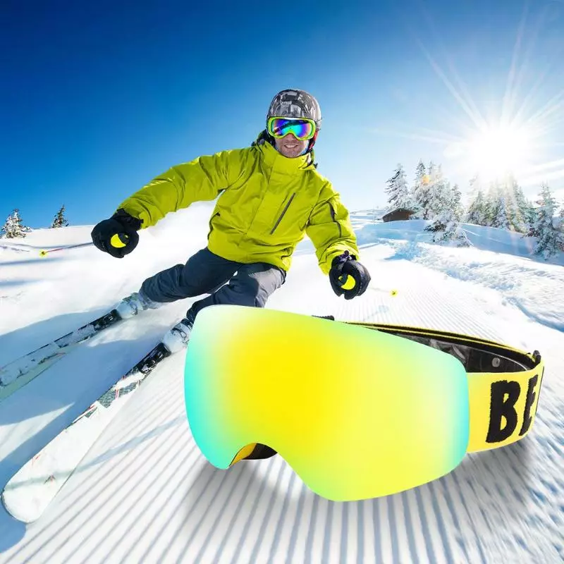 Gelas Snowboard: Bagaimana untuk memilih cermin mata untuk ski? Titik terbaik dengan Dioptias, Roxy dan model snowboarder lain 20291_6