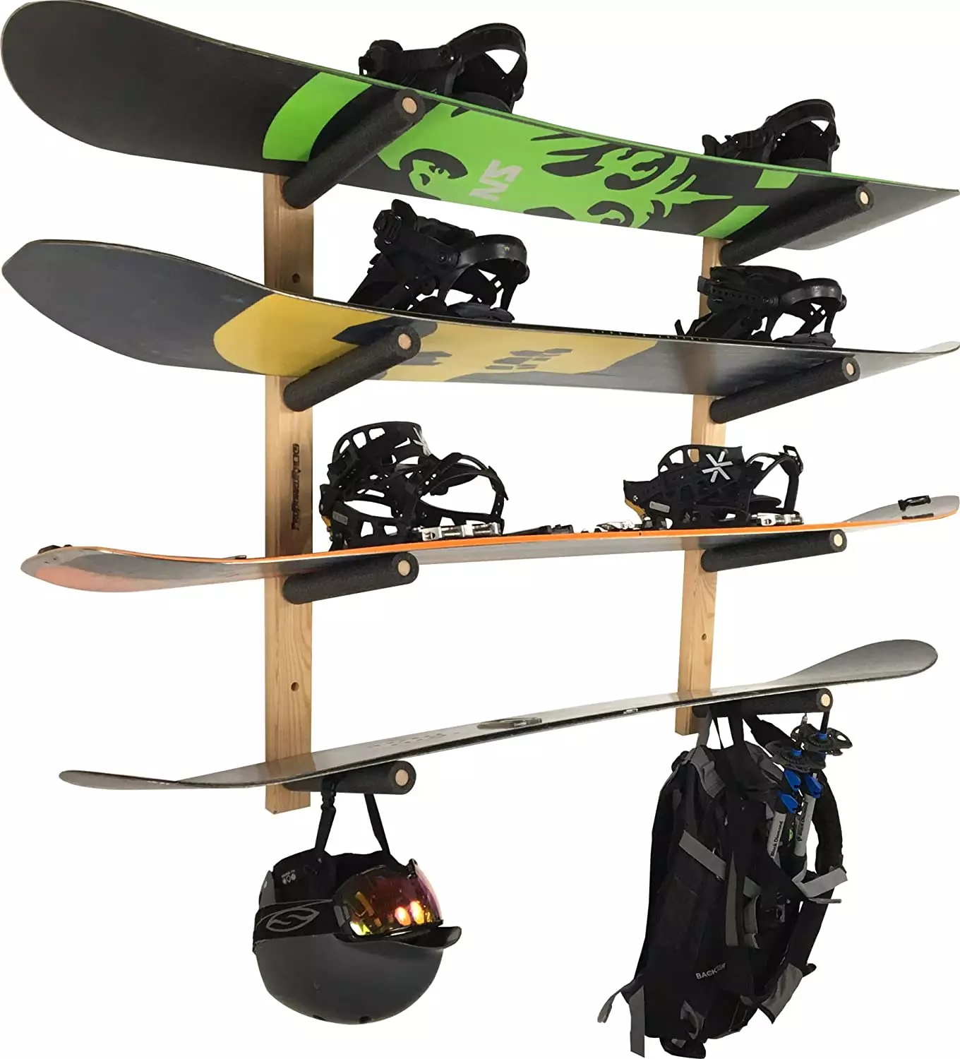 Instali snowboard muntado: Kiel instali angulojn korekte? Fiksante kaj ĝustigante fermilojn por komencantoj, Universala Start-Up Rack 20292_2