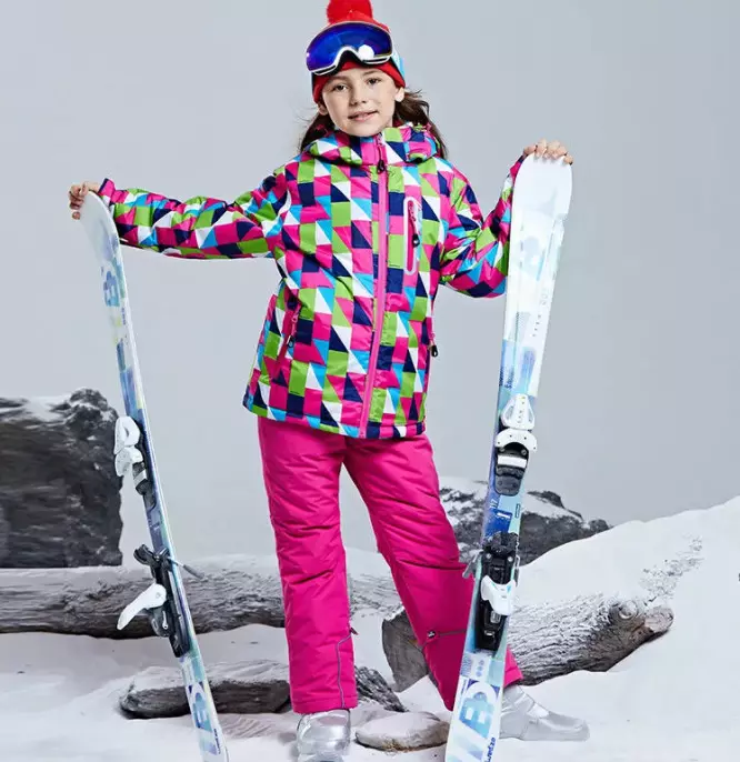 Vana Ski Suits: Nguva yechando Workshop yekuyambuka-nyika Skiing uye kujaira mitambo yemitambo, mamwe marudzi ezvipfeko zveyachiri kuyaruka evana 20293_7