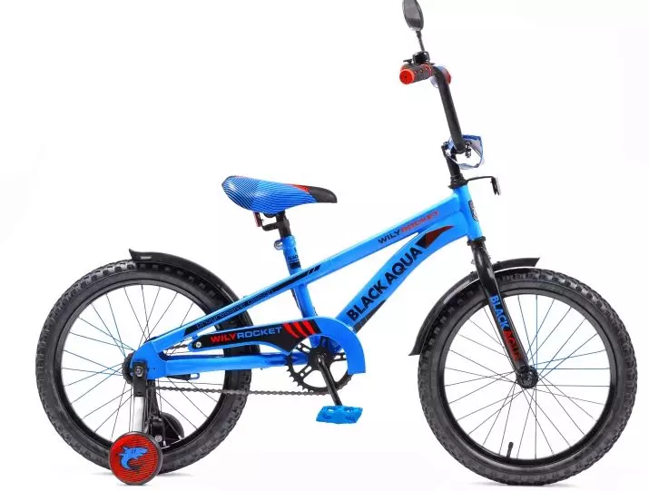 Nigra Aqua bicikloj: infanaj kaj plenkreskaj bicikloj 16-20 colojn Kruco, Monto kaj iliaj karakterizaĵoj. proprieto recenzoj 20309_11