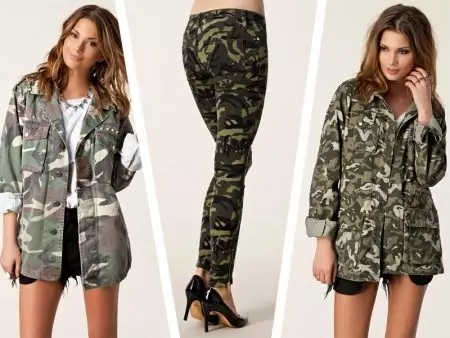 Camouflage Sneakers (49 fotók): Modellek a militariák stílusában, álcázás nyomtatásával, Khaki, álcázva 2031_2