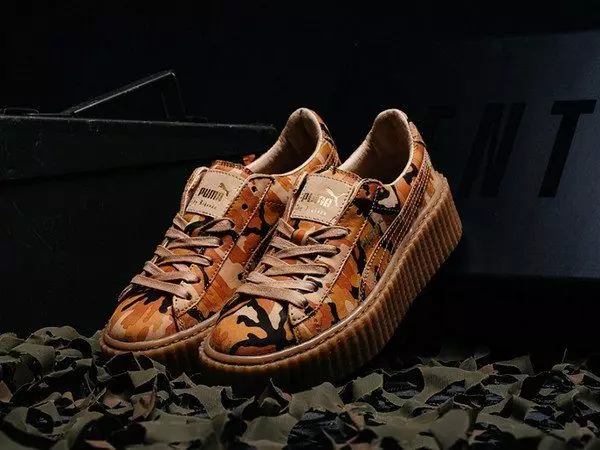 Kamaka sneaker (49 hotuna): Models a cikin surarar sojan soja tare da buga camouflage, Khaki, kame 2031_43