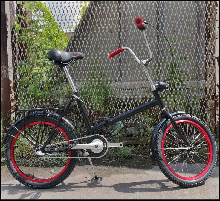 自行車“卡馬”（37張）：折疊自行車，重量和其它特性，調整和恢復的車輪尺寸 20383_37