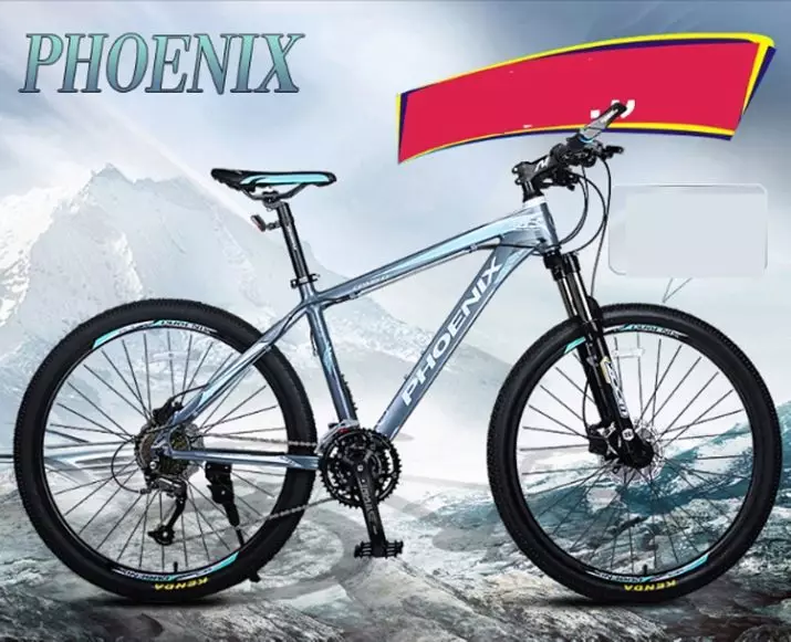 Phoenix kerékpárok: A felnőtt modellek áttekintése 20-24 és 26-29 hüvelyk. Jellemző és vélemények 20387_2