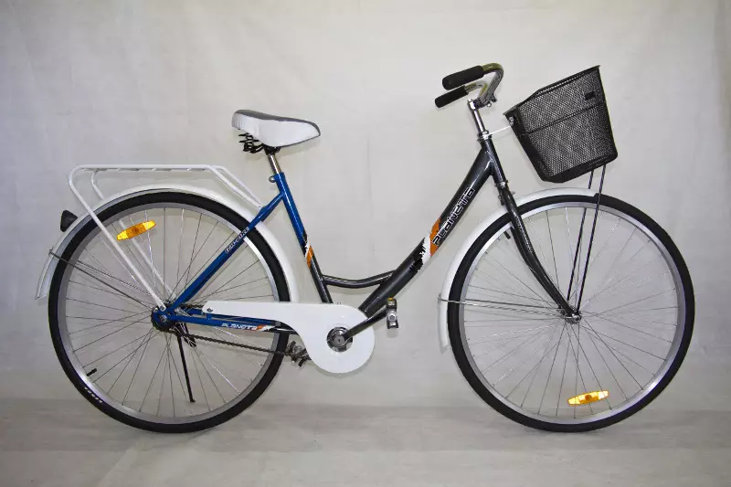 Bicicletas Izh-Bike: descrición da bicicleta de tres rodas de bicicletas para adultos de 24 pulgadas e bicicletas eléctricas, outros modelos. Comentarios 20392_5