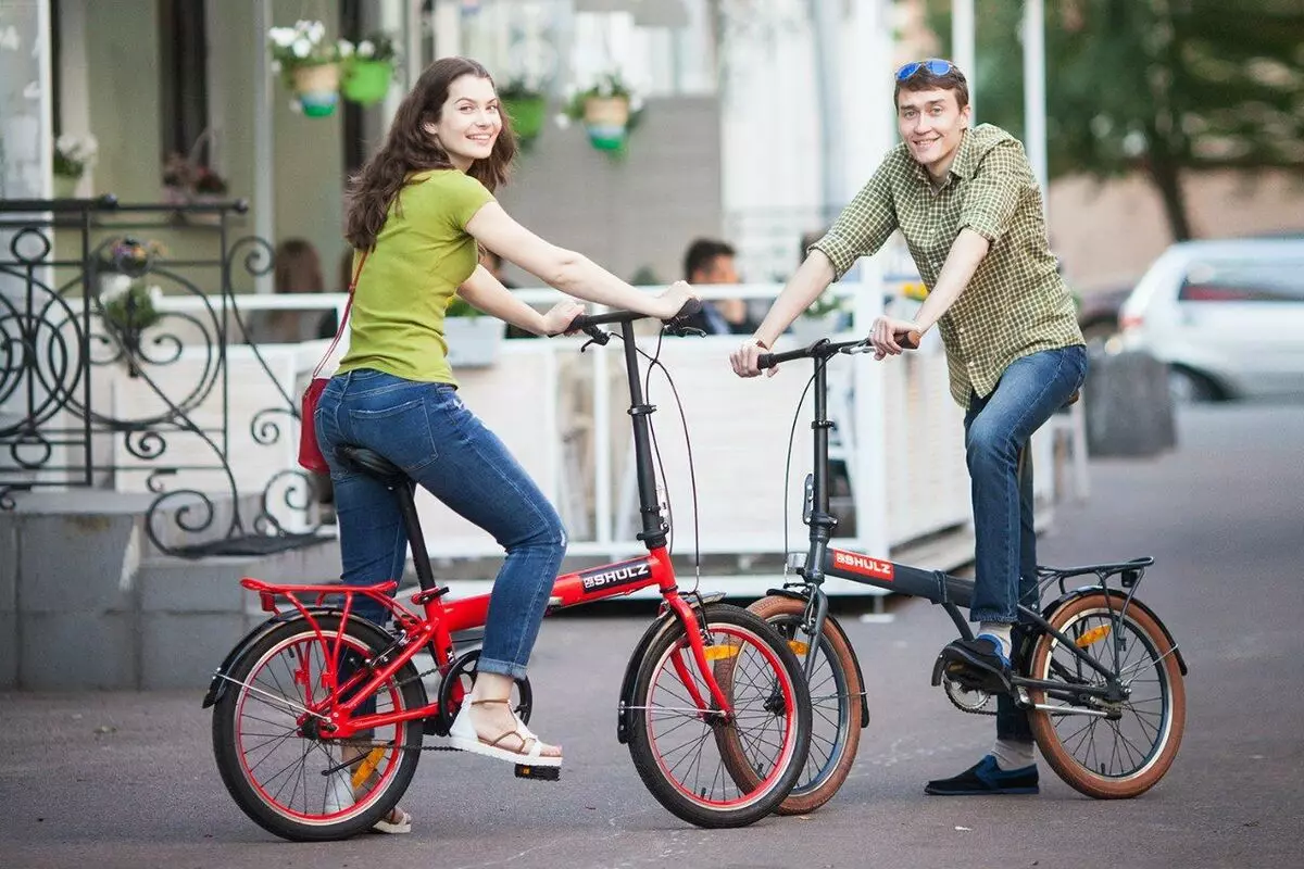 Folding Bike Shulz: Krabi Coaster եւ Multi, Hopper XL եւ հեշտ, այլ մոդելներ մեծահասակների եւ երեխաների համար 20396_24