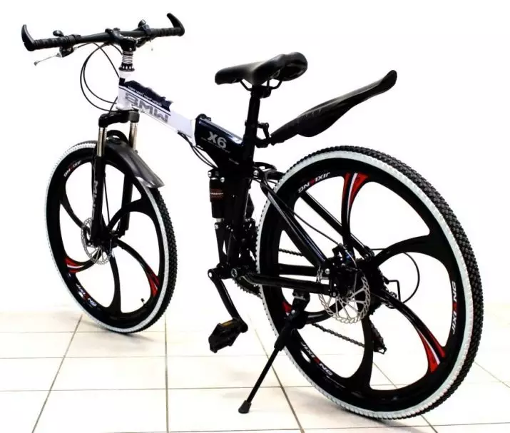Bicycles (Bicycles (48 wêneyên): Modelên li ser Alloy Wheels, Folding and Mountain, Bicycles Reş û Spî Bmw X6 û BMW X1, Nirxandin 20399_22
