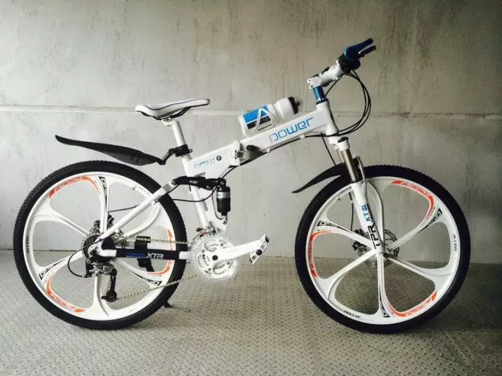 बीएमडब्लू सायकली (48 फोटो): मिश्र धातुच्या चाकांवर, फोल्डिंग आणि माउंटन, मूळ काळा आणि पांढरे सायकली बीएमडब्ल्यू एक्स 6 आणि बीएमडब्ल्यू एक्स 1, पुनरावलोकने 20399_34