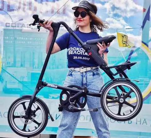 STRIDA BIKE. Ծալովի եռանկյունաձեւ հեծանիվների կառուցում եւ քաշ: Հանրաճանաչ մոդելների ակնարկ, ստեղծման պատմություն, ընտրության նրբություններ 20400_26