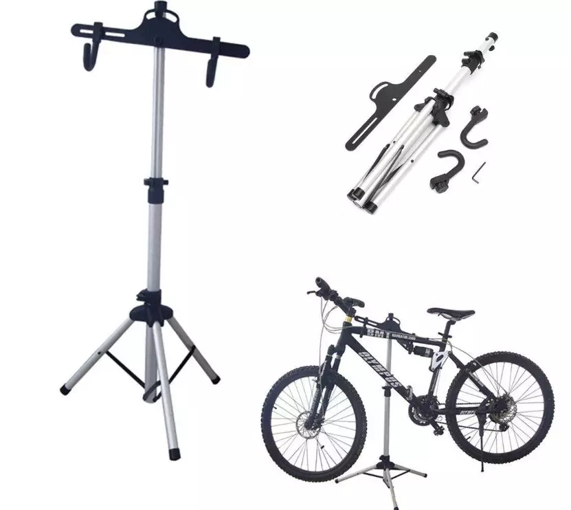 Đế xe đạp: Giá đỡ xe đạp ngoài trời dưới bánh sau, gắn dọc để bảo trì và lưu trữ xe đạp 20422_17