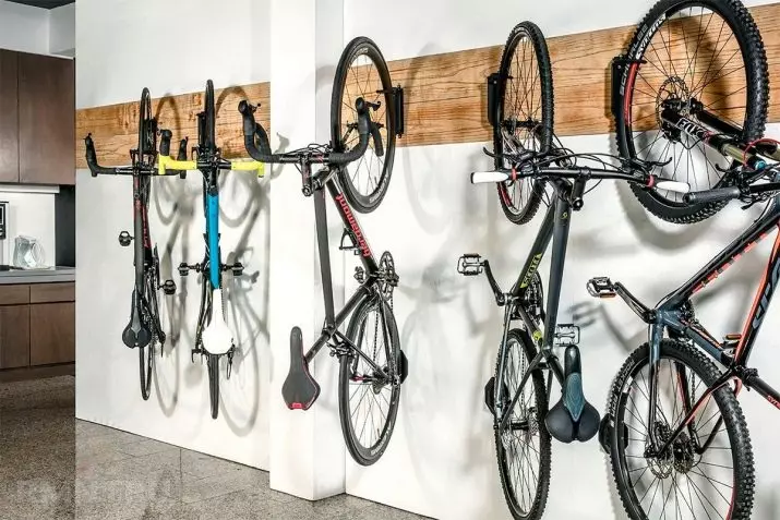 自行车安装：自行车存储系统在天花板上和使用上的托架或提升机构的地板 20426_7