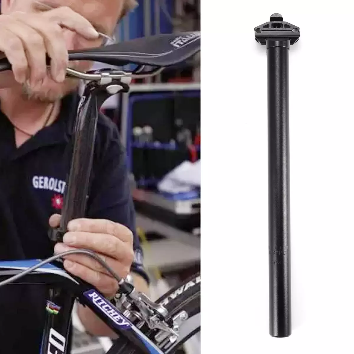 Pin cam với một bộ giảm xóc cho một chiếc xe đạp: Làm thế nào để chọn một ống dài cho một chiếc ghế xe đạp? 20454_13
