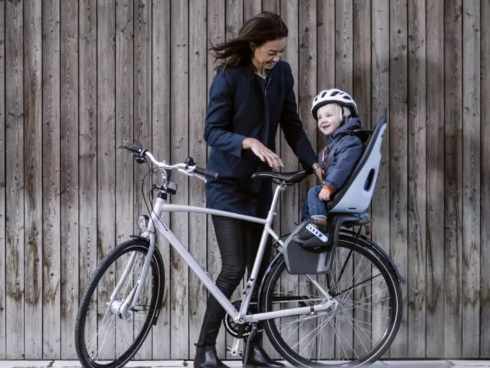 Thule. Yepp Mini, Roadealong եւ երեխաների հեծանիվների աթոռների այլ մոդելներ ղեկի եւ բեռնախցիկի վրա 20463_7