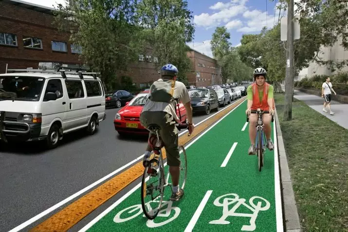 在巷道上骑行：骑自行车者在路上的特征。他们必须去哪一方？ 20507_12