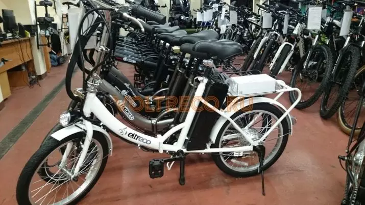 इलेक्ट्रिक सायकली (50 फोटो): रशियन उत्पादन, माउंटन आणि ऑल-व्हील ड्राइव्हचे रिचार्ज करण्यायोग्य बाइक निवडा, मालक पुनरावलोकने 20517_49