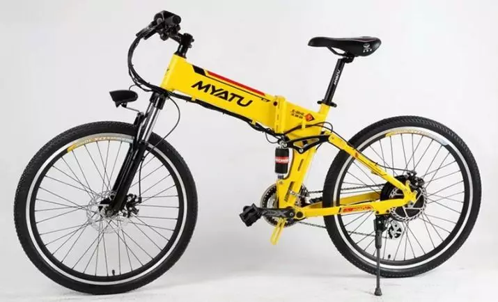 Vou elektriese fiets: Oorsig van kompakte elektriese berg en ander modelle, die beste lig en kragtige vou elektriese fietse 20519_28