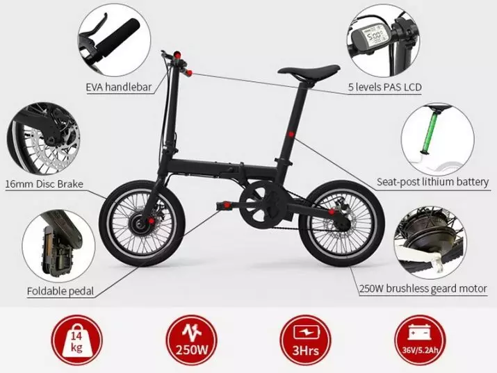 Bicicleta elétrica dobrável: Visão geral da montanha elétrica compacta e de outros modelos, a melhor luz e poderosas bicicletas elétricas dobráveis 20519_5