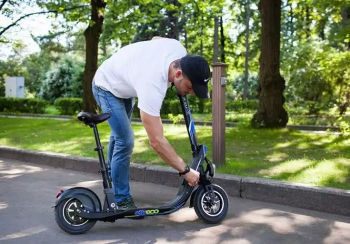 ELEKTROSAMOCATA Eserlekuekin (43 argazki): helduak eta haurren hiru gurpileko patinete elektrikoak. Scooters onenen balorazioa haurrentzako eta adinekoentzako aulkia 20526_41