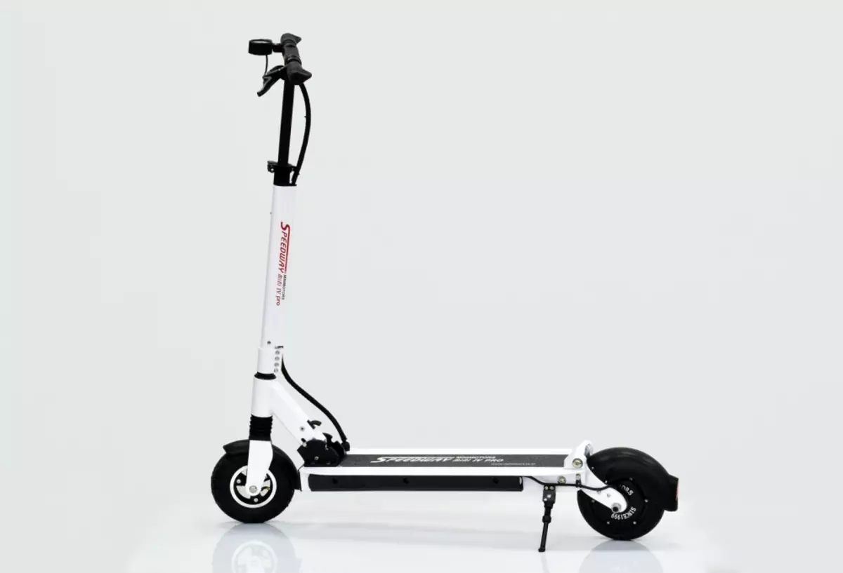 Speedway Eletropolds: descrición de mini scooters e outros modelos de scooters eléctricos. Os seus pros e contras 20530_5