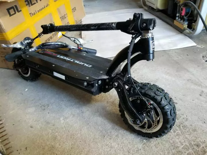 Off-Road Electrosphokat: Adult Electric Scooter kun grandaj radoj por ekster-vojo, takso de la plej potenca elektrosfames-SUV 20533_21