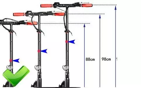 İki tekerlek üzerindeki elektromatik pencereler: Büyük tekerleklerde iki tekerlekli pil scooterlarına genel bakış. Seçim kuralları 20544_16