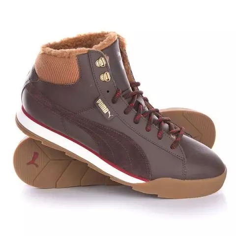 Winter Sneakers Puma (38 صورة): نماذج لفصل الشتاء، ريهانا، دافئة مع الفراء 2054_8