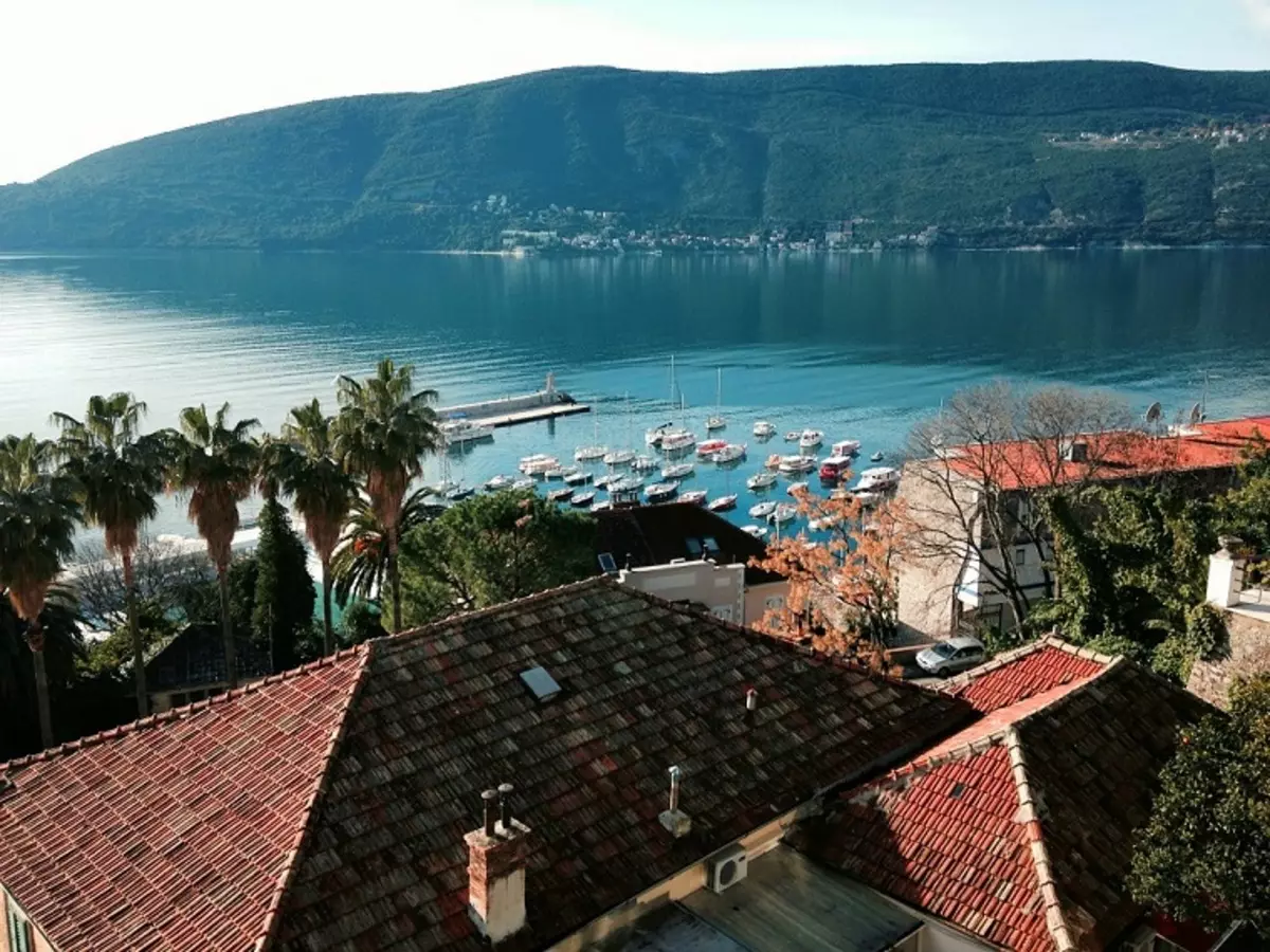 Herceg Novi di Montenegro (80 gambar): Ciri-ciri cuaca, senarai tarikan. Pemilihan pangsapuri. Penerangan dari pantai. Ulasan pelancong 20568_5