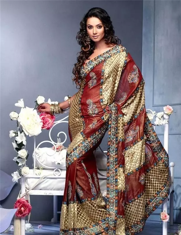 National Sari klänning