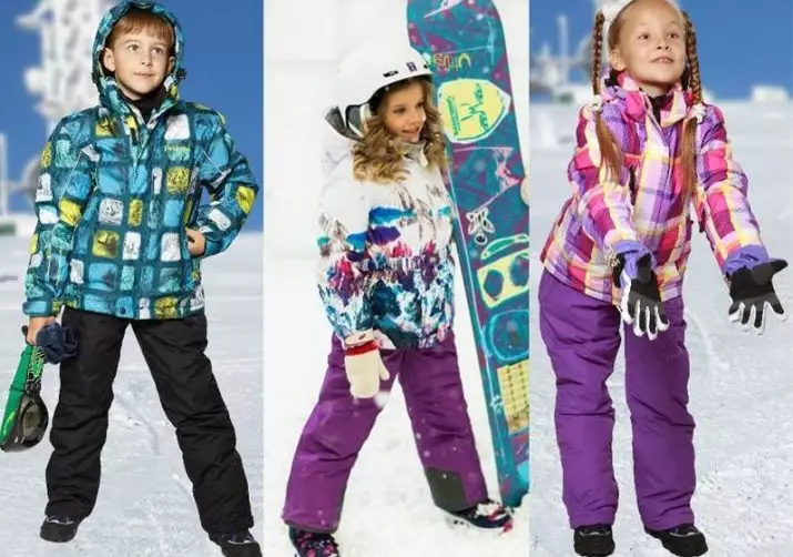 子供のスキースーツ：冬の衣装を着る方法は？女の子や男の子のためのスキースキーなどをトリガーします。スーツはどのように座るべきですか？ 20682_18