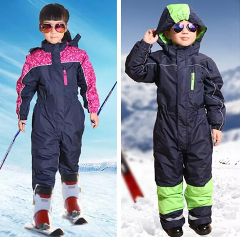 Kostume të skive për fëmijë: Si të vishni kostumet e dimrit? Shkaktojnë ski ski dhe të tjerët për vajzat dhe djemtë. Si duhet të ulet një kostum? 20682_4
