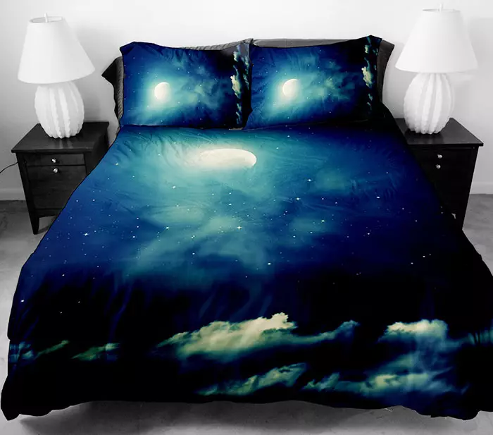 Yatak çarşafları Cosmos: Gezegenlerin ve yıldızların bir modeliyle setlerin gözden geçirilmesi. Nasıl bakılır? 20696_3