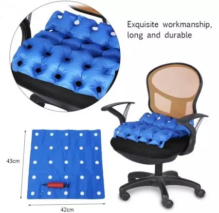 Pagalvės kompiuterių sėdynėms: po galvos ir po kaklo, ortopedinės pagalvės ant sėdynės kėdės ir juosmens 20711_13