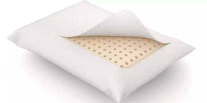 Almohadas hechas de pelusa artificial de cisne: Pros y contras de relleno. ¿Lo que es? ¿Qué es mejor - Syntheluch o Holofiber? Comentarios 20713_12
