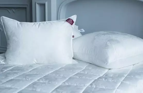 Jastuci izrađeni od umjetnog pahulja za labut: za i protiv punila. Šta je to? Šta je bolje - sinteluh ili hololofiber? Recenzije 20713_26