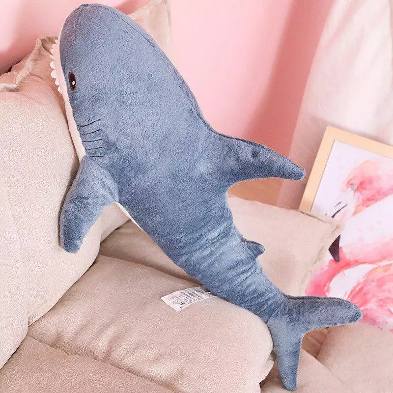 Shark Възглавници (16 снимки): меки възглавници играчки във формата на акули, материали и дизайн 20733_10