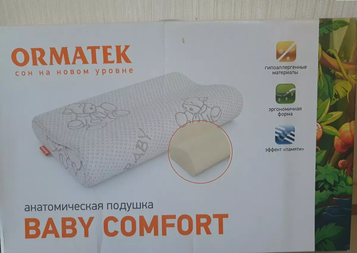 ORMATEK bantal: Orthopedic, Baby jeung anatomis Saré bantal, cooling Pangaruh jeung Pangaruh Mémori, Harita 20746_8