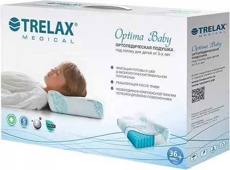 Trushax Tyynyt: Ortopediset lapset ja aikuiset, tyynyjä, joissa on muisti vaikutus pään ja takaisin, vastasyntyneille ja raskaana oleville naisille, arvostelut 20747_13