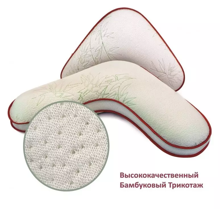 Esera Home Pillows: Анатомал, эс тутум жана латекс эффект, башка жаздыктар, сын-пикирлер 20749_16