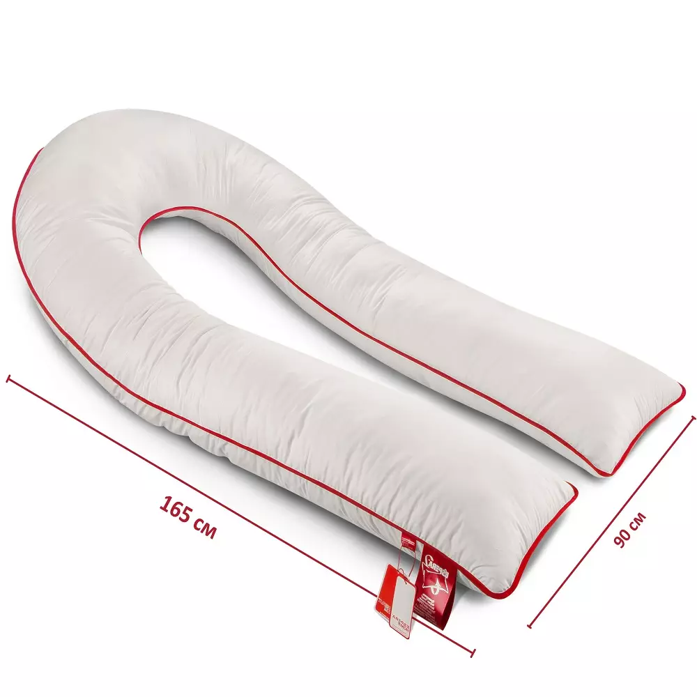 Esera Home Pillows: Анатомал, эс тутум жана латекс эффект, башка жаздыктар, сын-пикирлер 20749_8
