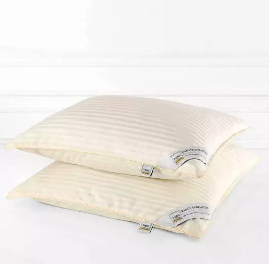 Pillows Togas: decoració, antiestricitat i ortopèdia, coixinets moribunds per dormir i bambú, «Orion» i altres models, ressenyes 20751_2