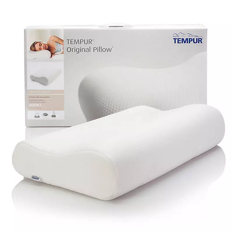 Темпурски перници: ортопедски ергономски и традиционален сон, карактеристики и прегледи 20753_9