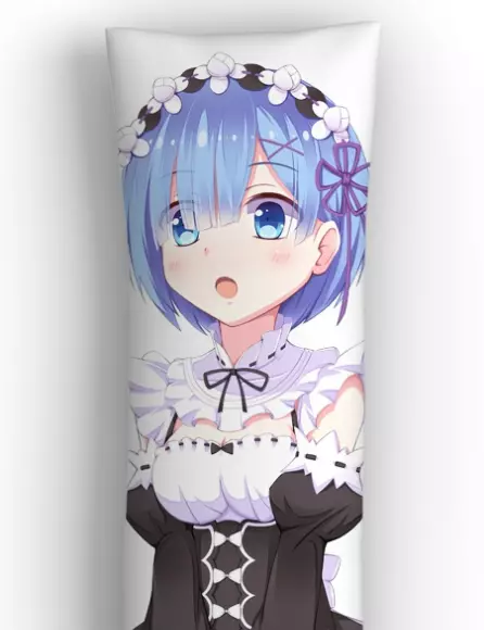 Подушка тян. Rem re Zero дакимакура. Дакимакура подушка с Рэм. Подушка дакимакура Rem Ram.