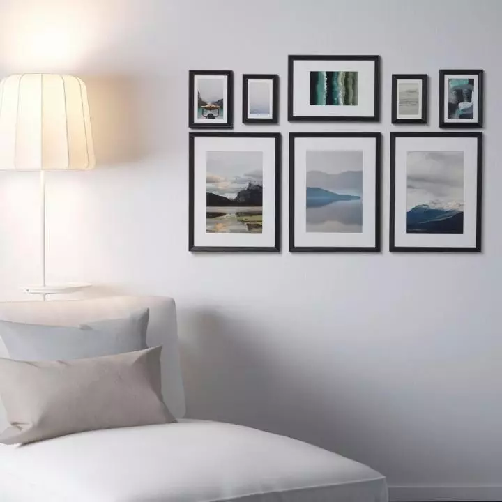 IKEA Poster: Mengkaji poster untuk dinding dan pilihan mereka untuk pedalaman, bingkai dan pemegang untuk poster, poster 50 untuk 70 dan saiz lain untuk dapur dan ruang tamu, hitam dan putih dan poster warna 20793_15