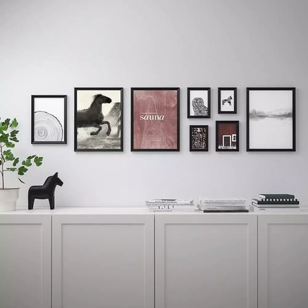 IKEA Poster: Mengkaji poster untuk dinding dan pilihan mereka untuk pedalaman, bingkai dan pemegang untuk poster, poster 50 untuk 70 dan saiz lain untuk dapur dan ruang tamu, hitam dan putih dan poster warna 20793_6