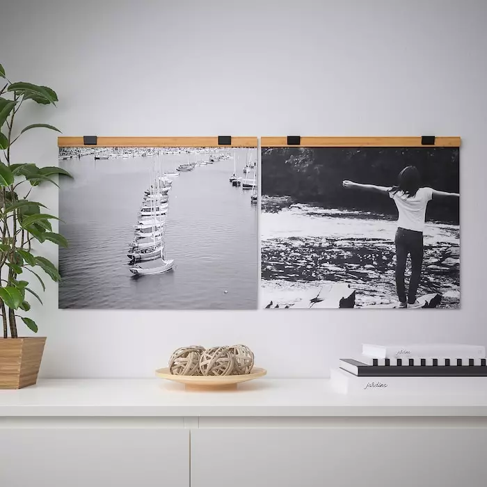 IKEA Postere: Revizuirea posterelor pentru pereți și alegerea lor pentru interior, cadre și suporturi pentru postere, postere 50 pentru 70 și alte dimensiuni pentru bucătărie și cameră de zi, postere alb-negru și color 20793_7