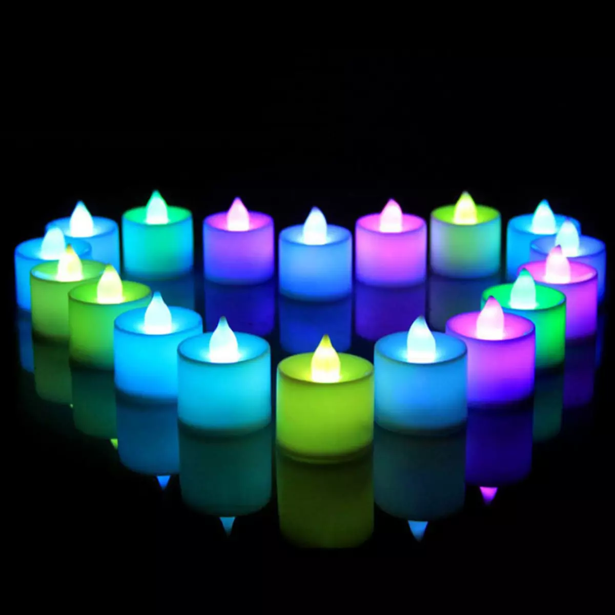 ЛЕД свеће: електронске свеће на батеријама са имитацијом пламена за домаће декор, вештачке пластичне свеће са даљинским управљачем и другим 20812_10