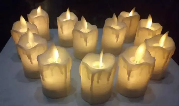 Bougies à LED: bougies électroniques sur des piles avec imitation de flamme pour la décoration de la maison, bougies en plastique artificiel avec télécommande et autres 20812_16